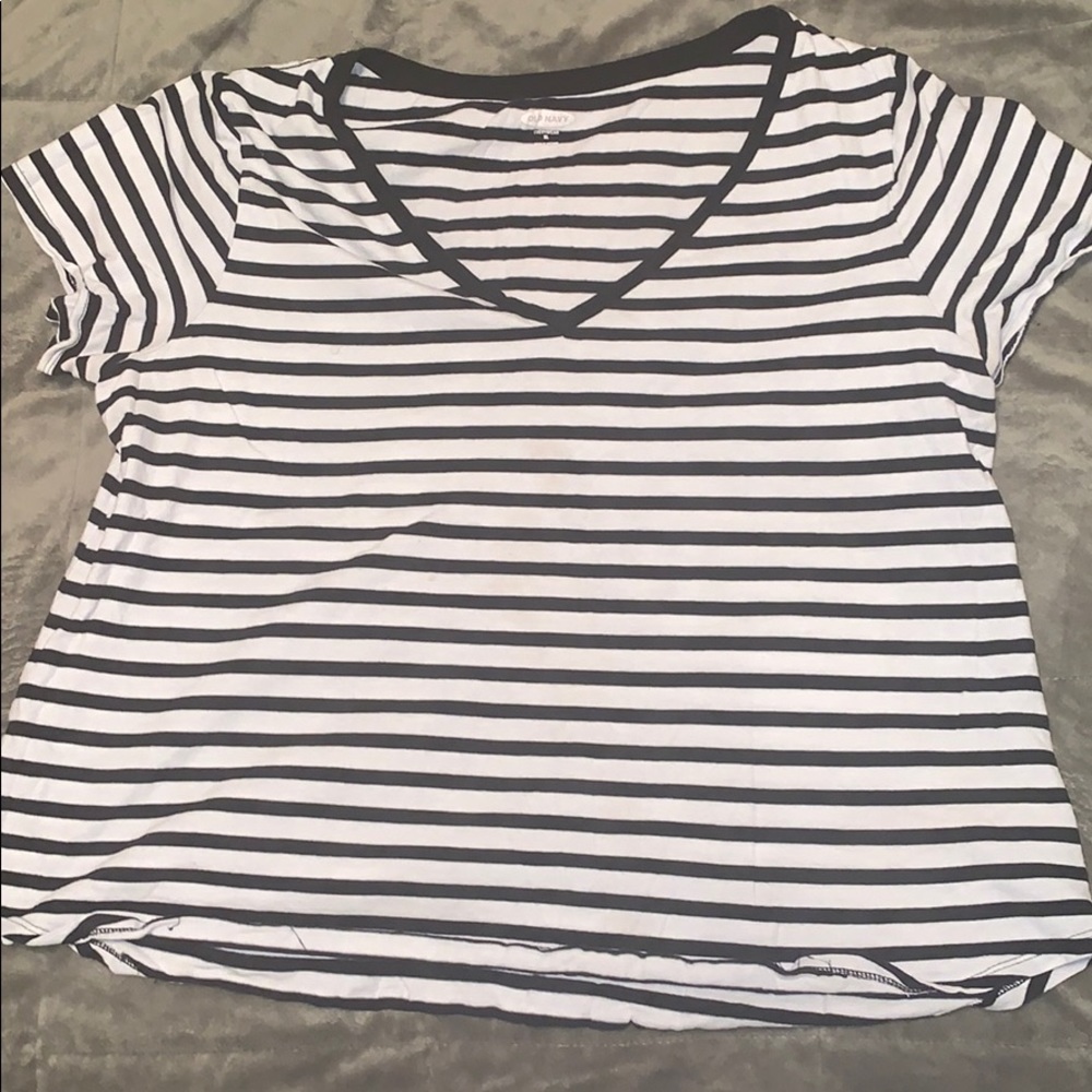 Stripped Short Sleeved Shirt